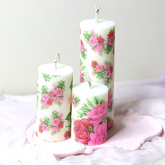 pillar bar candle