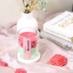 Watermelon jar candle
